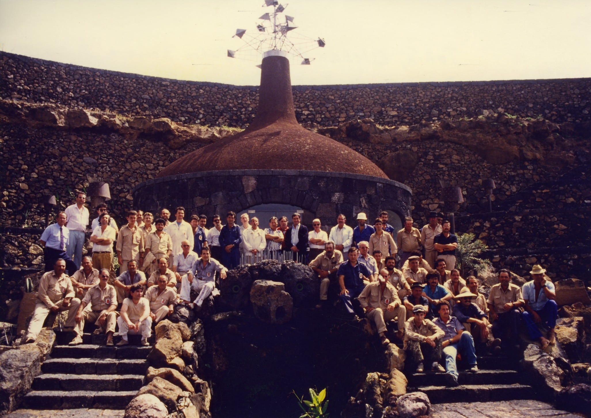 Inauguración del Jardín de Cactus de Lanzarote.