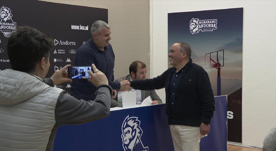 El traspàs de poders entre Gerard Giménez i Felip Gallardo a la presidència del VPC