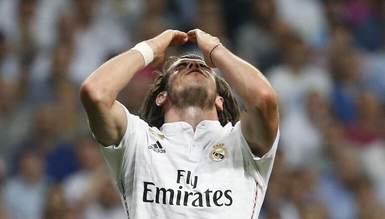 Football - Real Madrid v Juventus - UEFA Champions League Semi Final Second Leg - Estadio Santiago Bernabeu, Madrid, Spain - 13/5/15 Real Madrid's Gareth Bale looks dejected after a missed chance
Reuters / Paul Hanna