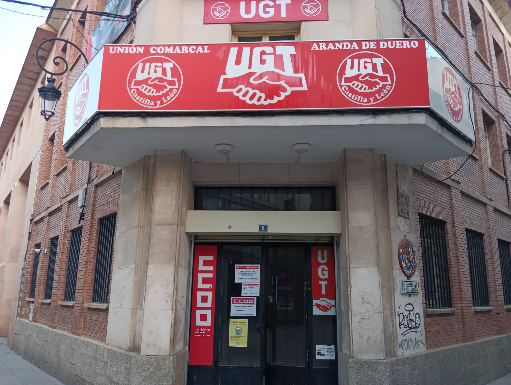 Sede de la UGT en Aranda de Duero