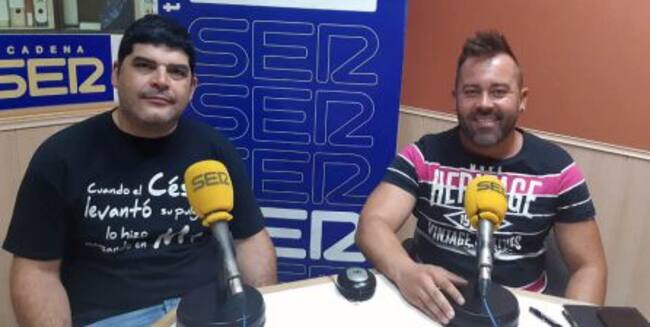 David García y Gabriel Ramos, organizadores.