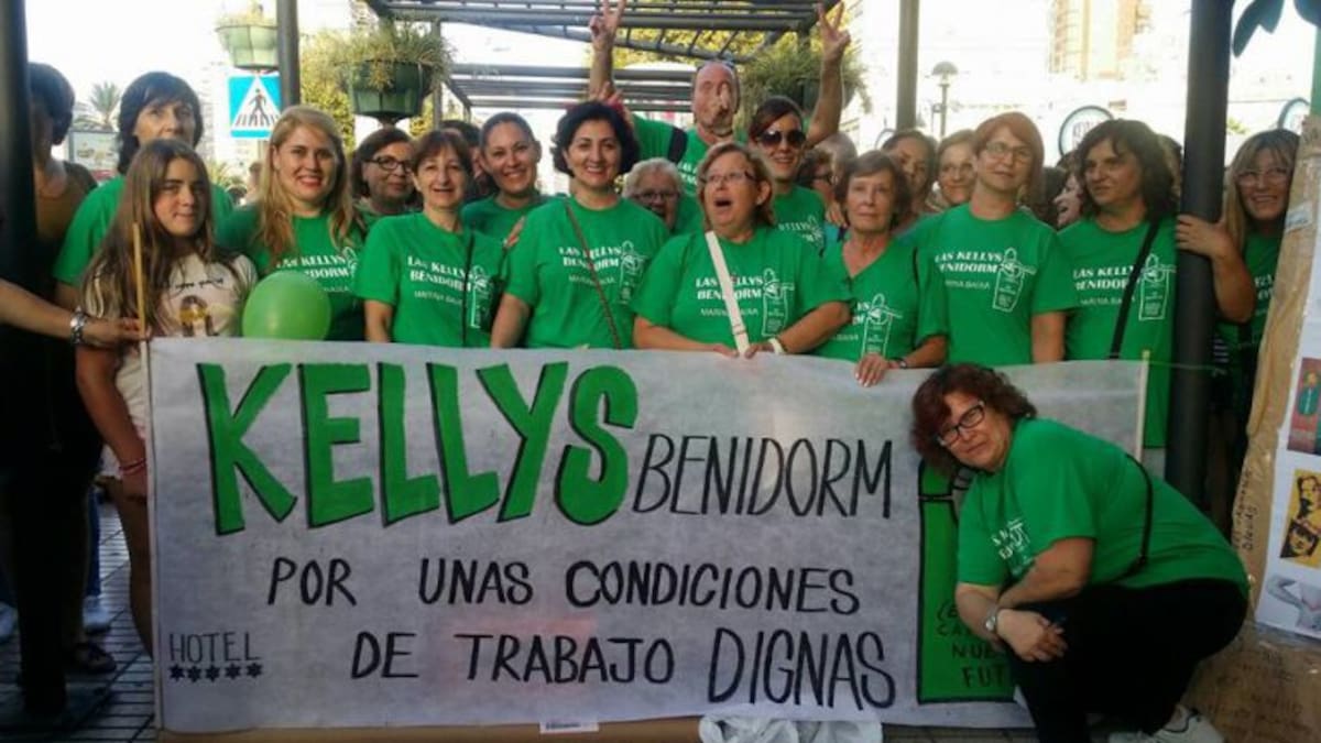 Las Kellys de Benidorm apoyan la huelga de hostelería de Tenerife y plantean trasladarla a todos los destinos turísticos saturados