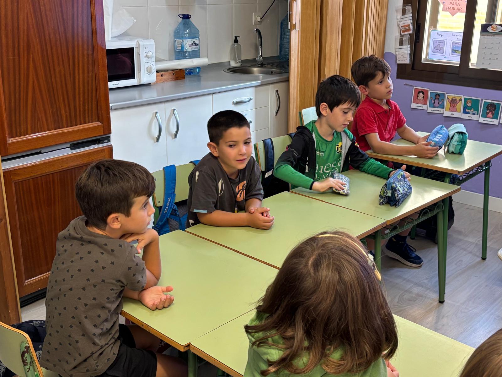 Vuelta al cole en el CRA Montearagón de Chimillas, en Huesca