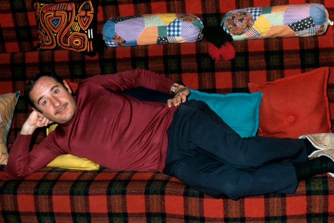 Imagen de una de las entrevistas que el actor dio como protagonista de la película "El Rediezcubrimiento de México".