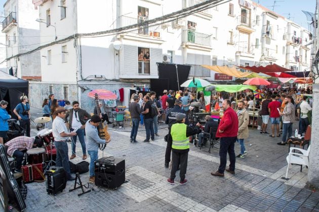 Una de las localizaciones donde actor estadounidense, Richard Gere rueda la nueva serie de la BBC británica Mother Father Son, que se graba estos días la provincia de Sevilla.