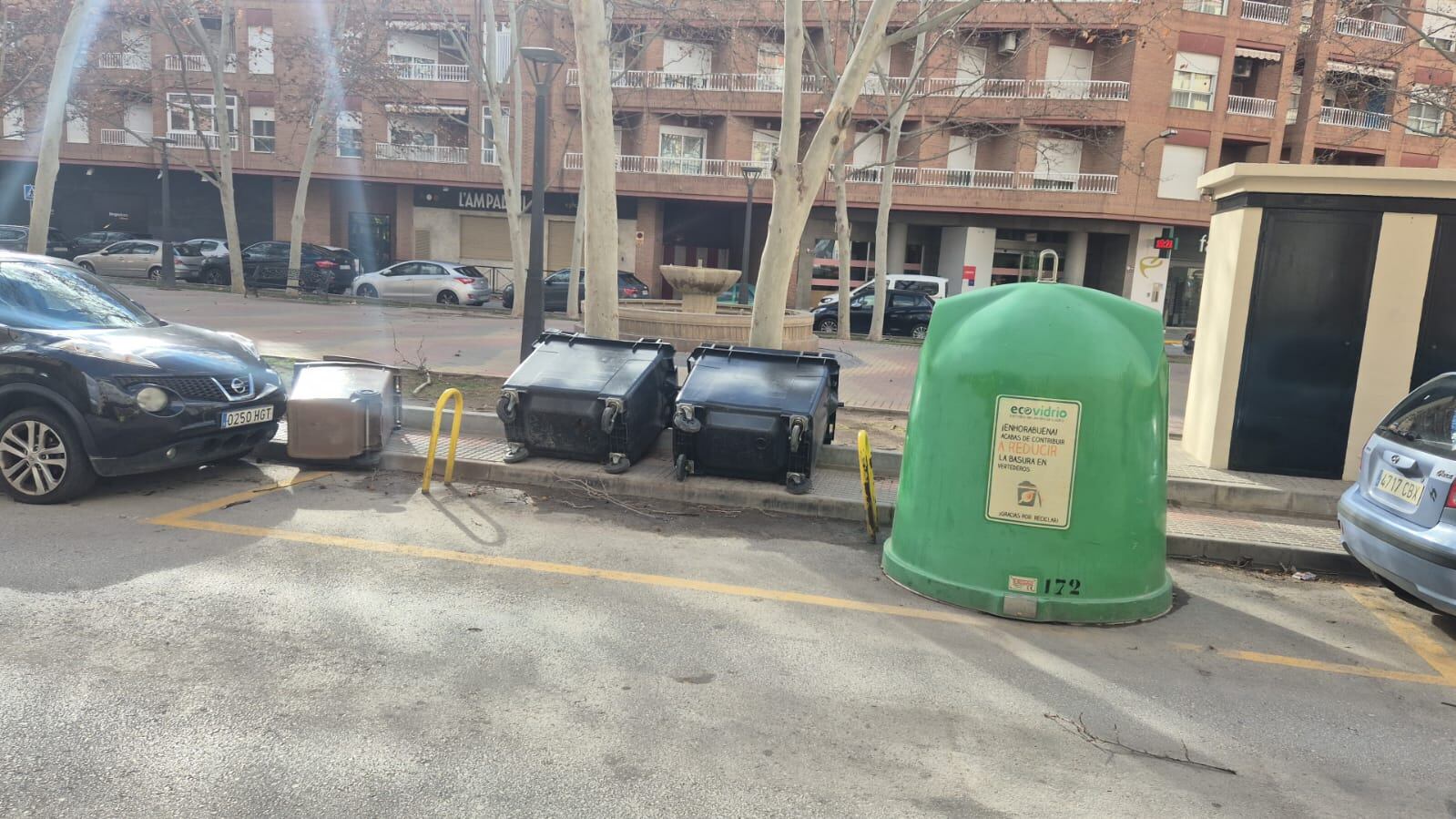 Daños del viento en Villena