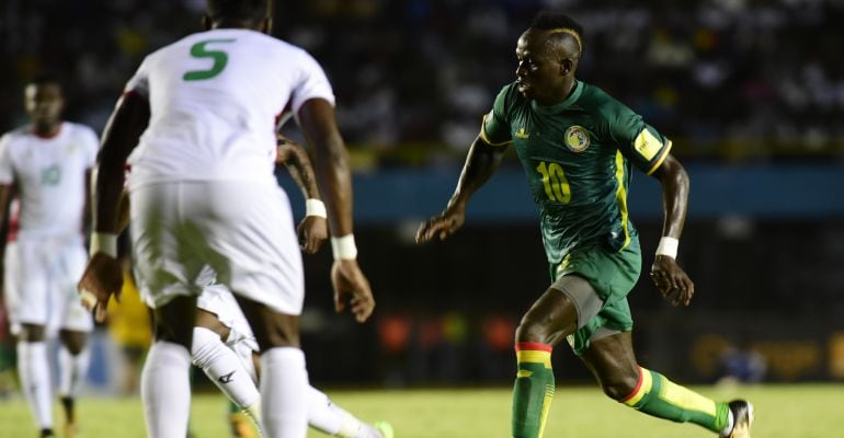 Sadio Mané, durante un partido de clasificación de cara al Mundial