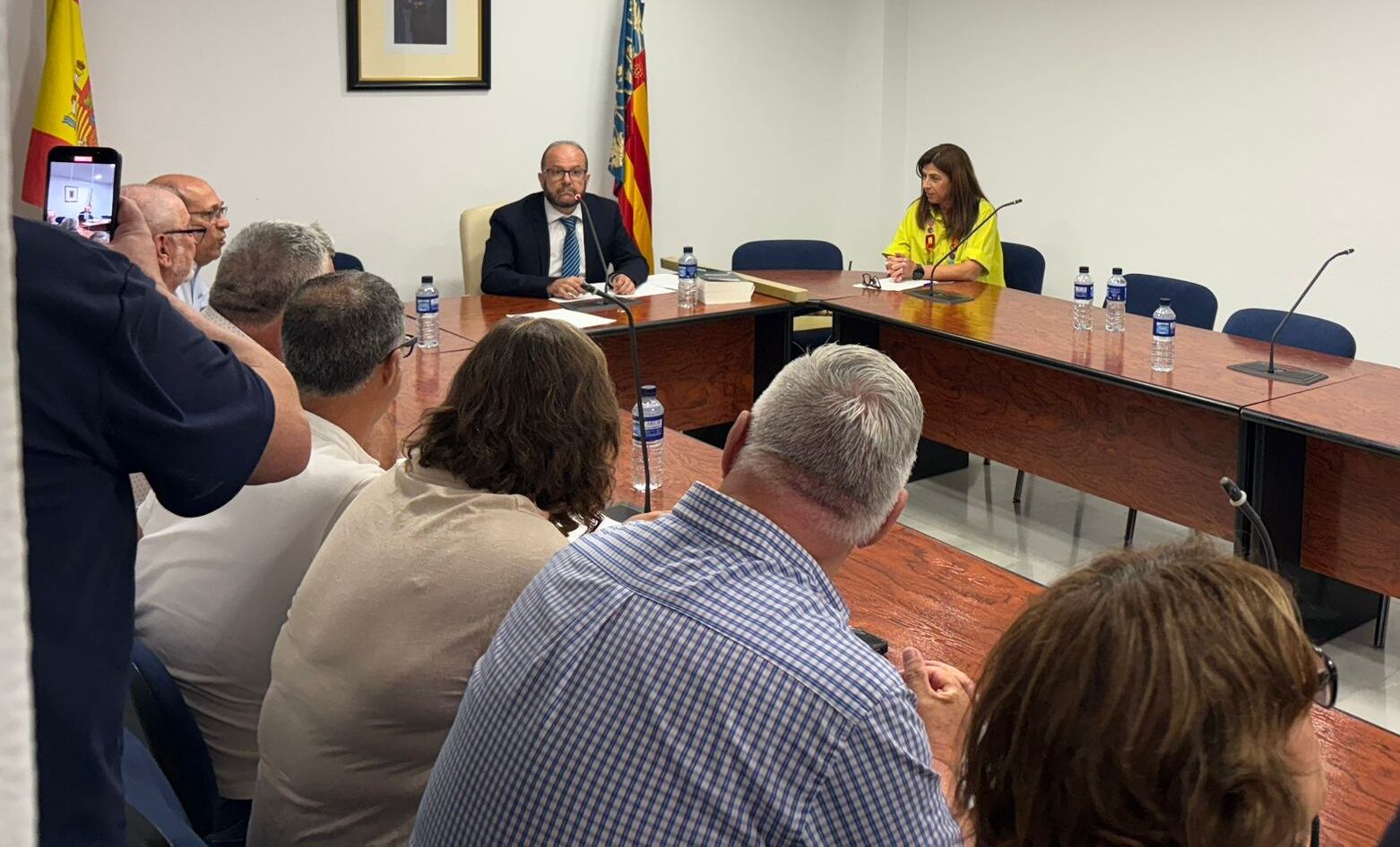 Sesión plenaria que ha sido suspendida en San Fulgencio, evitando así la moción de censura que planteaba el PSOE