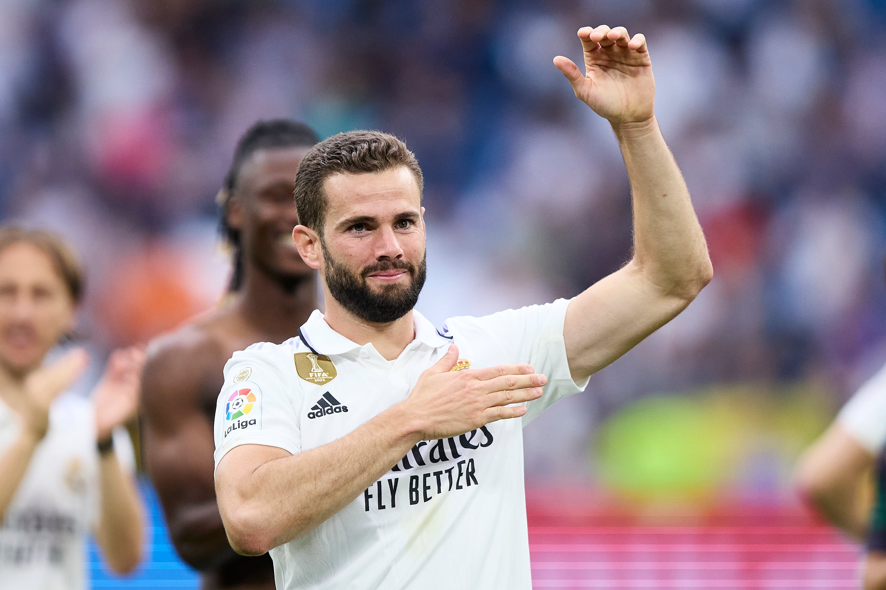 Nacho Fernández durante un partido contra el Athletic Club.