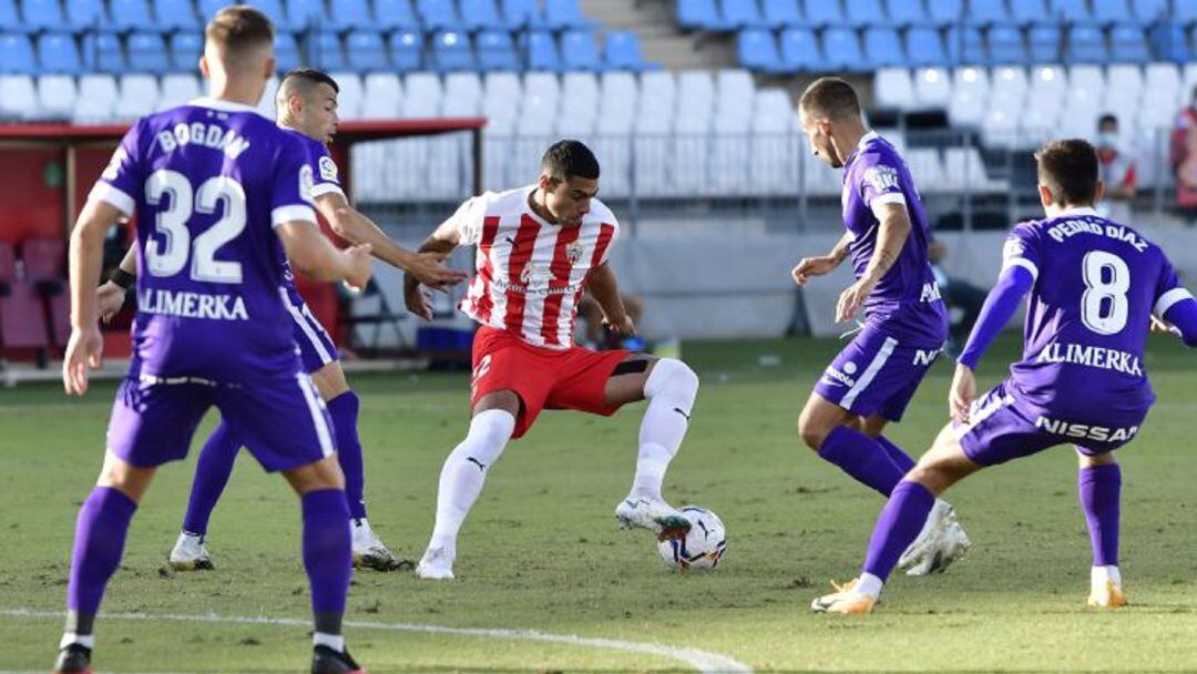 Samú Costa, durante un partido contra el Sporting de Gijón
