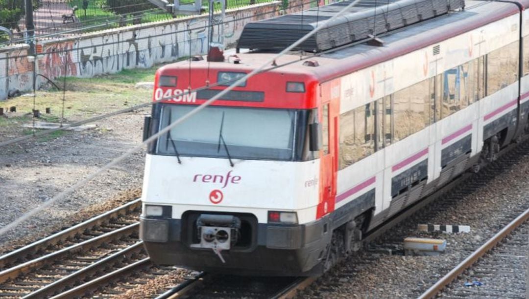 Trenes de cercanías en Madrid