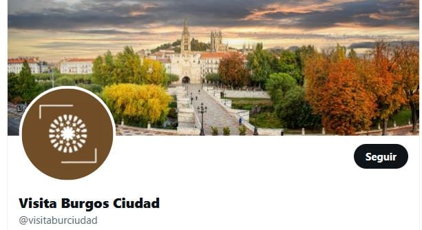 Imagen del perfil en X de 'visitaburgosciudad'