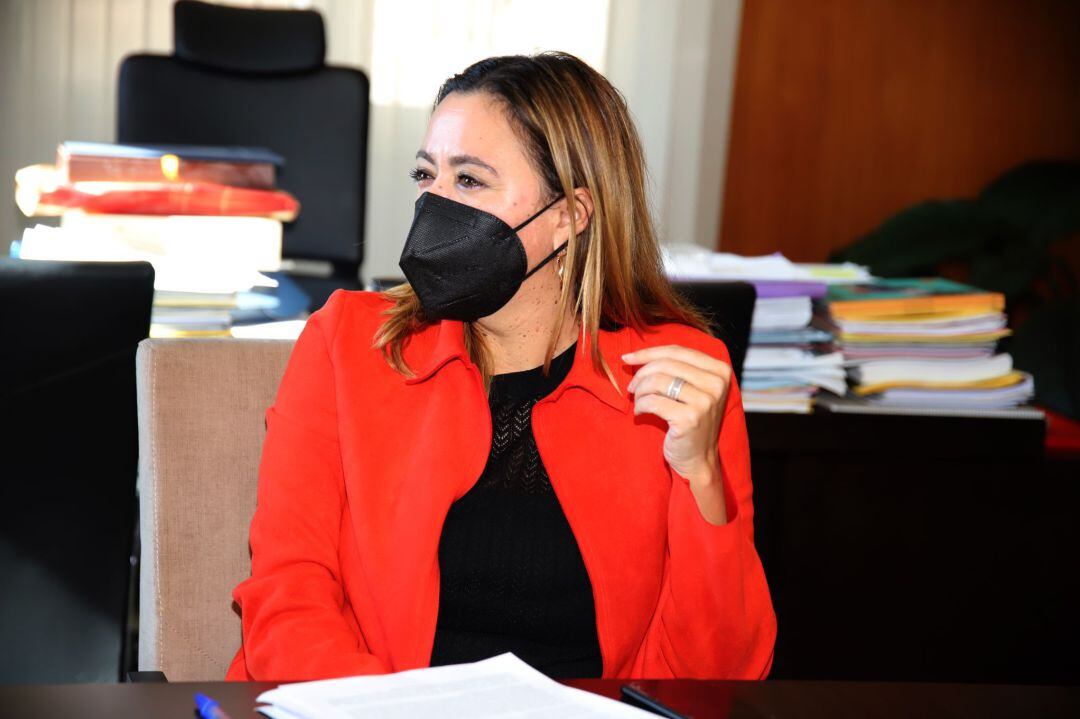 María Dolores Corujo, presidenta del Cabildo de Lanzarote.