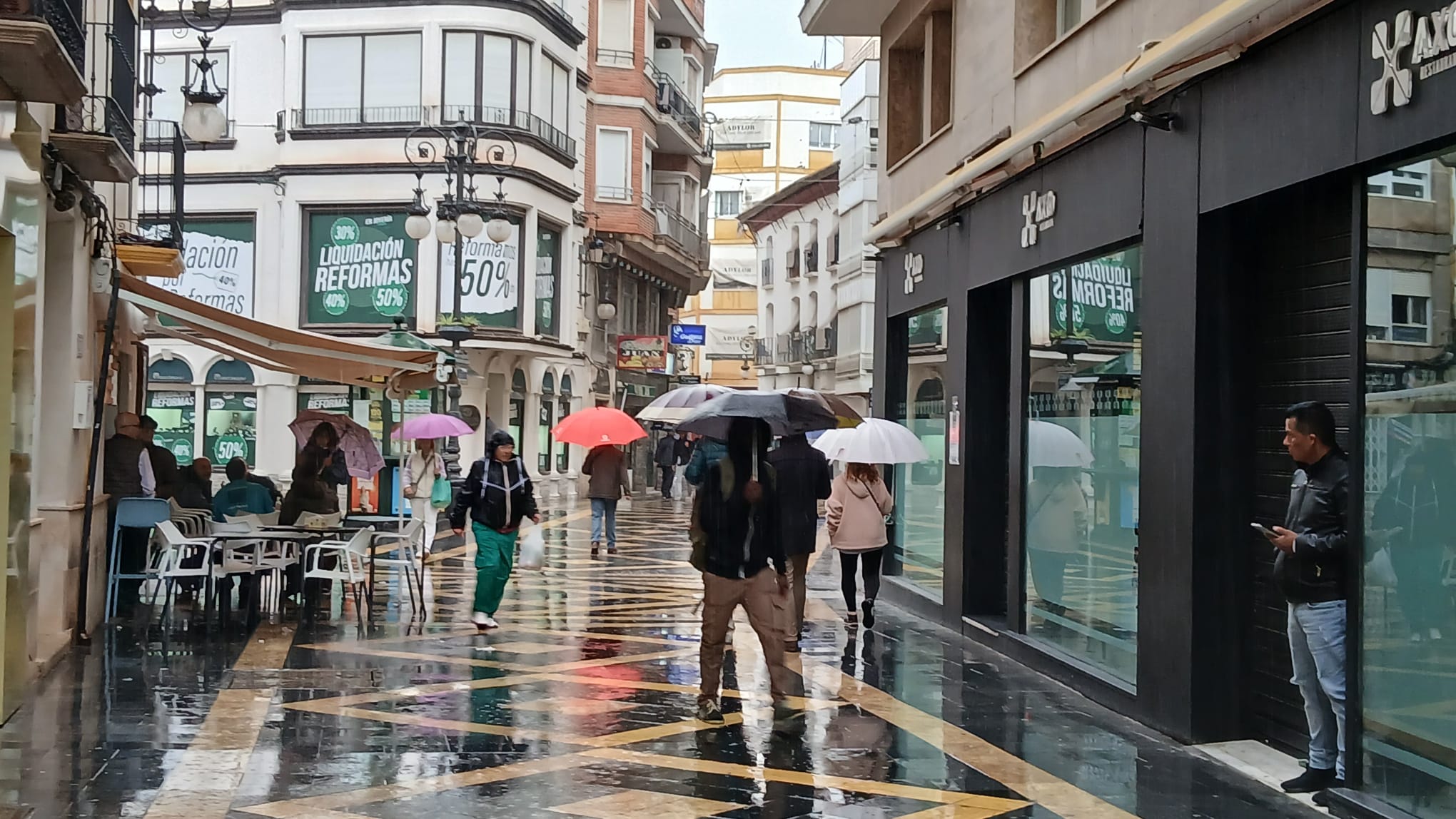Lluvia en Lorca
