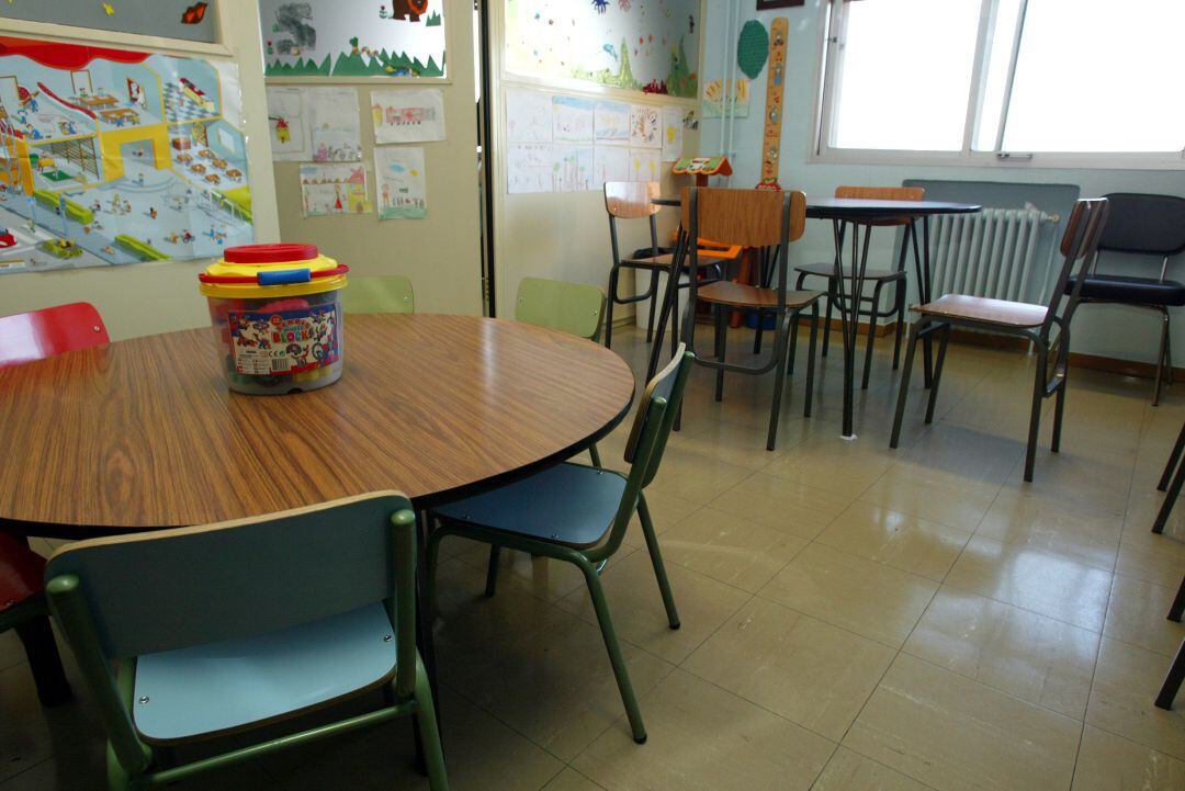 Interior del aula hospitalaria del Hospital Clínico Universitario de Valladolid