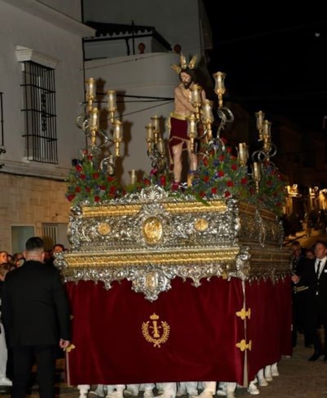 Cristo de la Columna de Alcalá. Foto Consejo de Hermandades de Alcalá.
