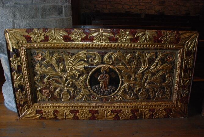 Uno de los frontales de altar devueltos bajo secreto de confesión en el Valle de Arán