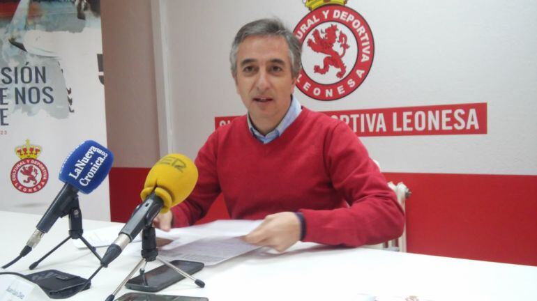 Juan Luis Diez, responsable del Área Social, presentó la nueva campaña de socios