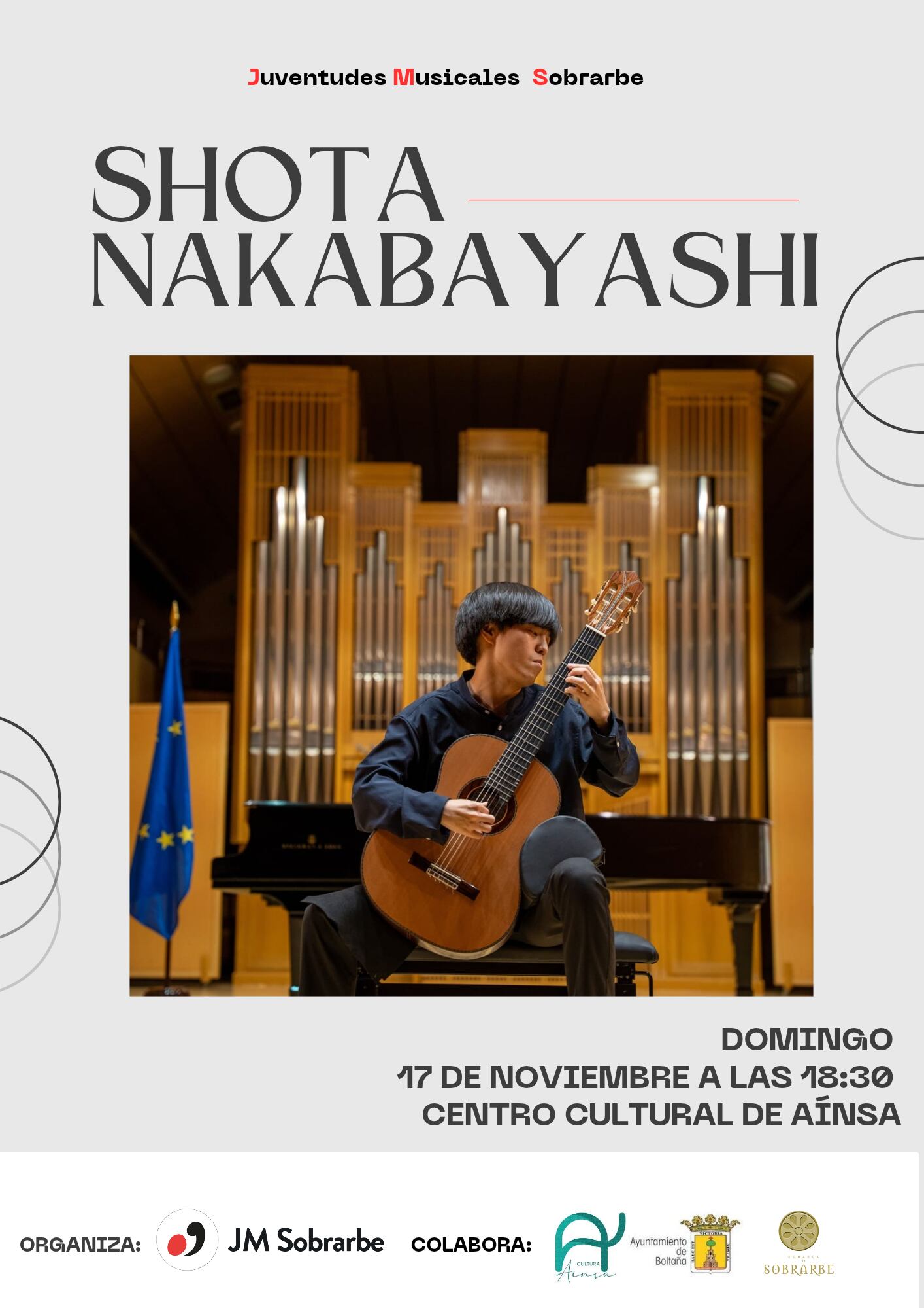 Shota Nakabayashi actúa este domingo en Aínsa