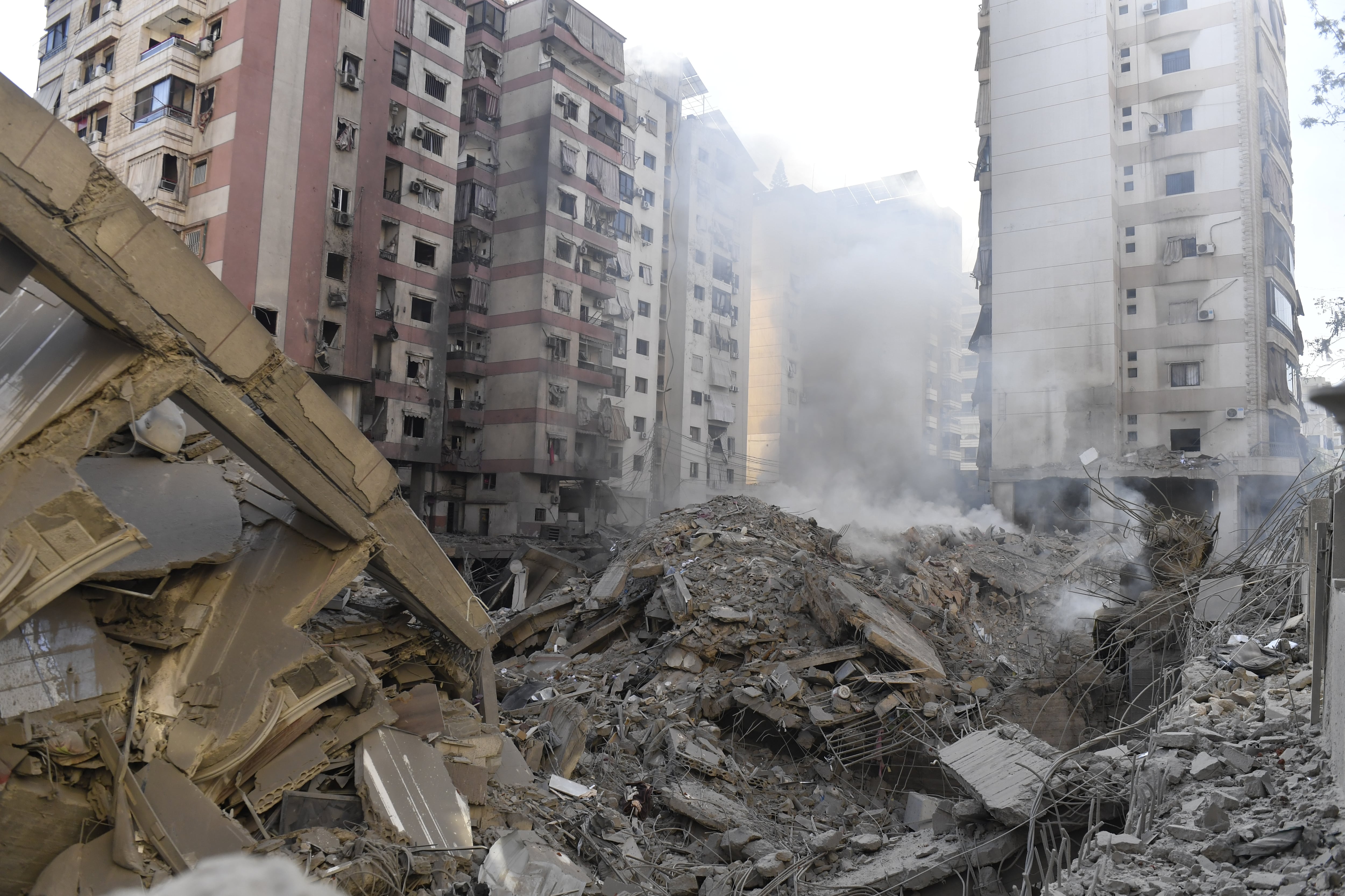 Daños de edificios en el sur del Líbano. (Photo by Houssam Shbaro/Anadolu via Getty Images)