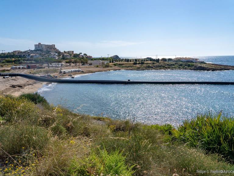 Emisario de Cala Reona ( foto de archivo)