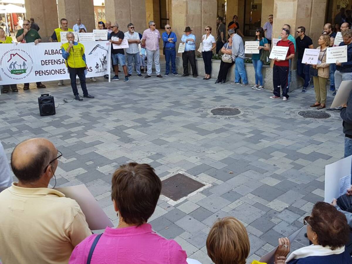 La Plataforma en Defensa de las Pensiones vuelve a concentrarse