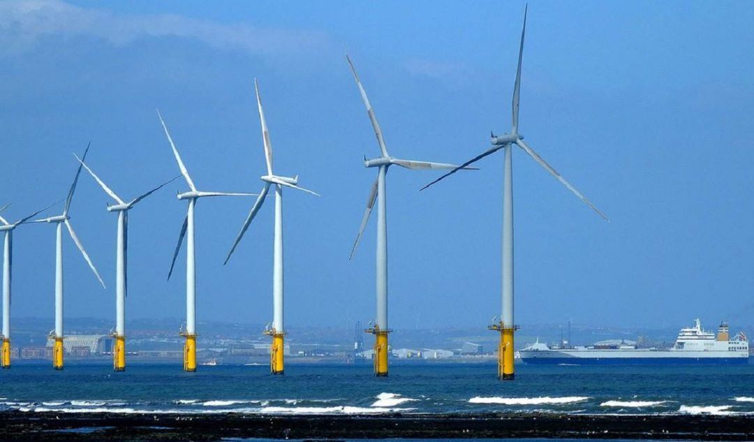 Aerogeneradores en el mar