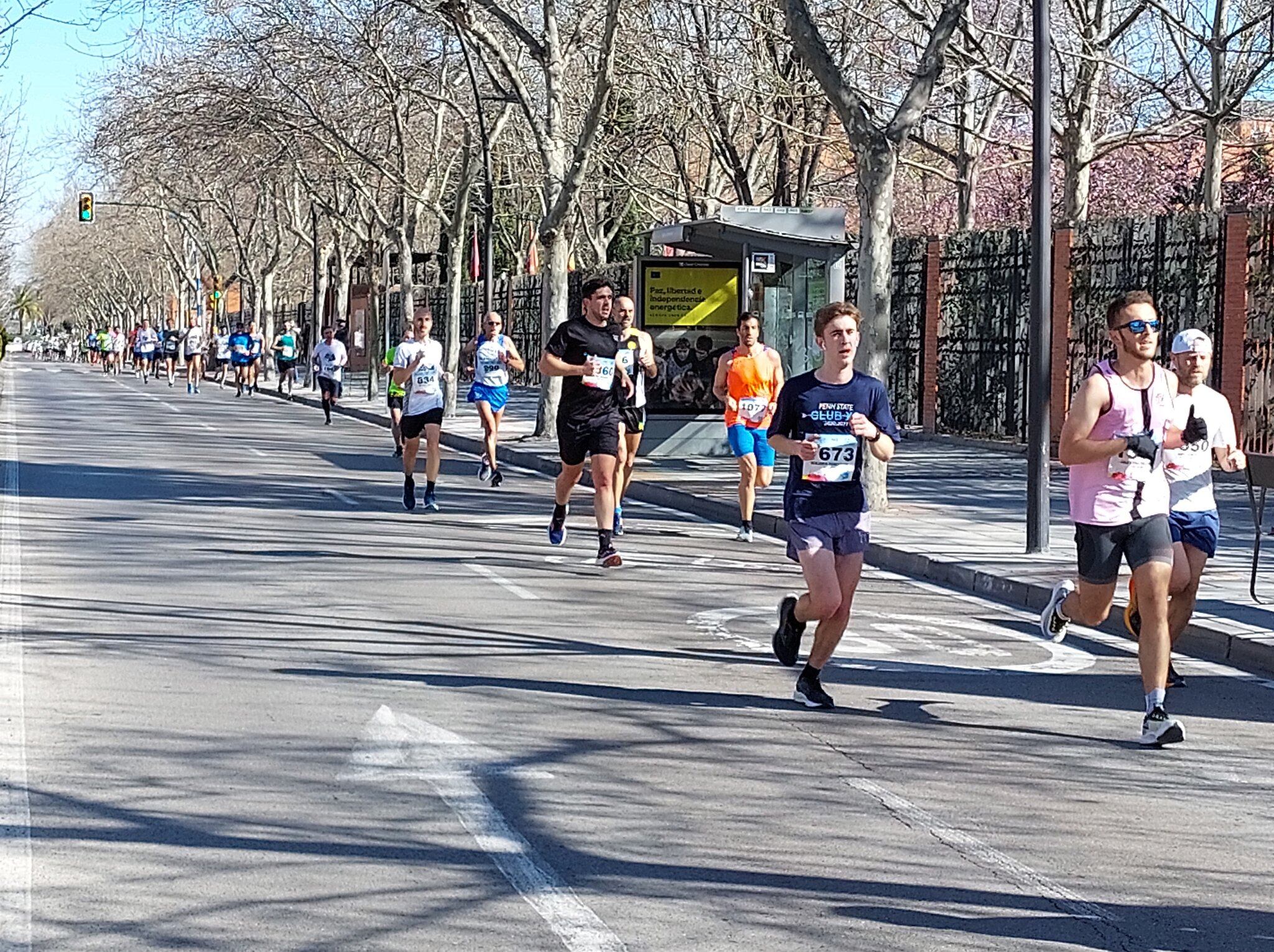 Corredores durante la carrera Intercampus de la UC3M