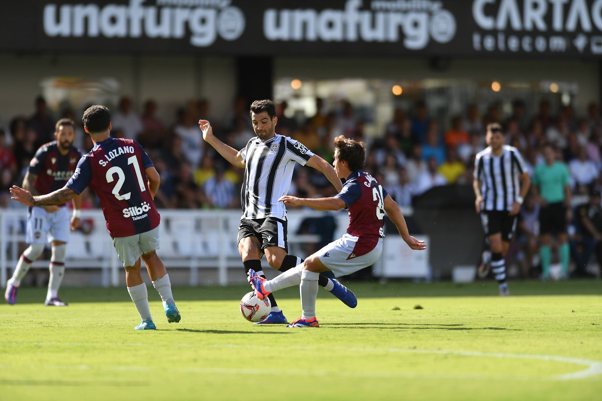 Andy Rodríguez en el partido de la primera vuelta