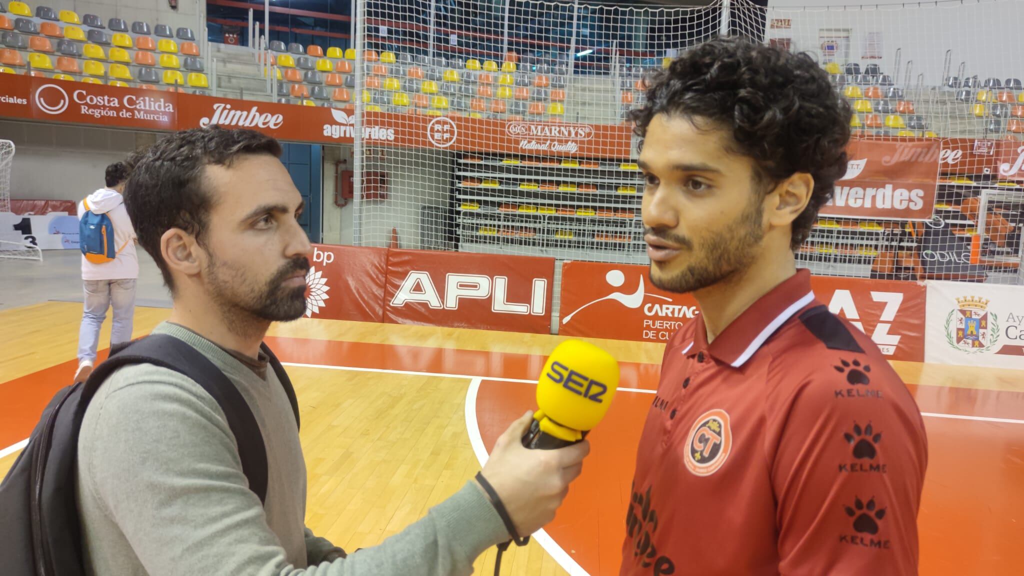 Lucao habla con Radio Cartagena en la previa de la final four de Copa del Rey