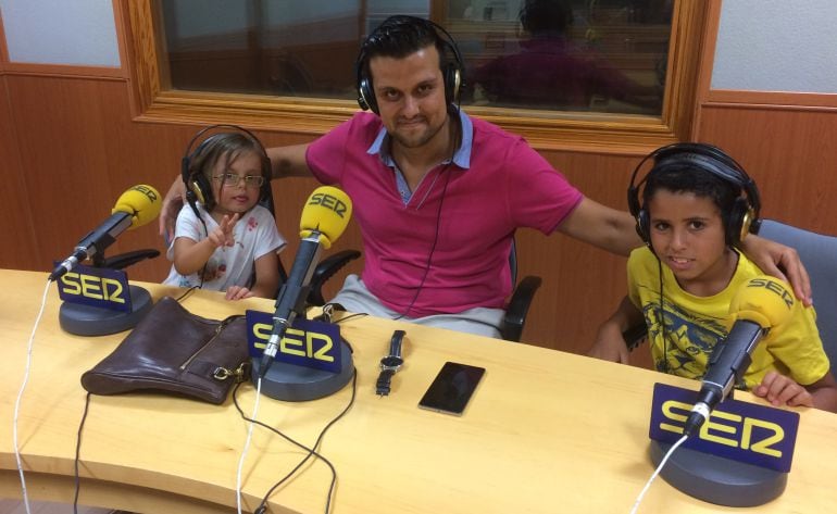 Celia, Juan y Arbi, en Radio Albacete