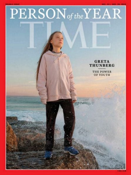 La portada que la revista le dedicó a Greta Thunberg, elegida &#039;Persona del Año&#039; en 2019