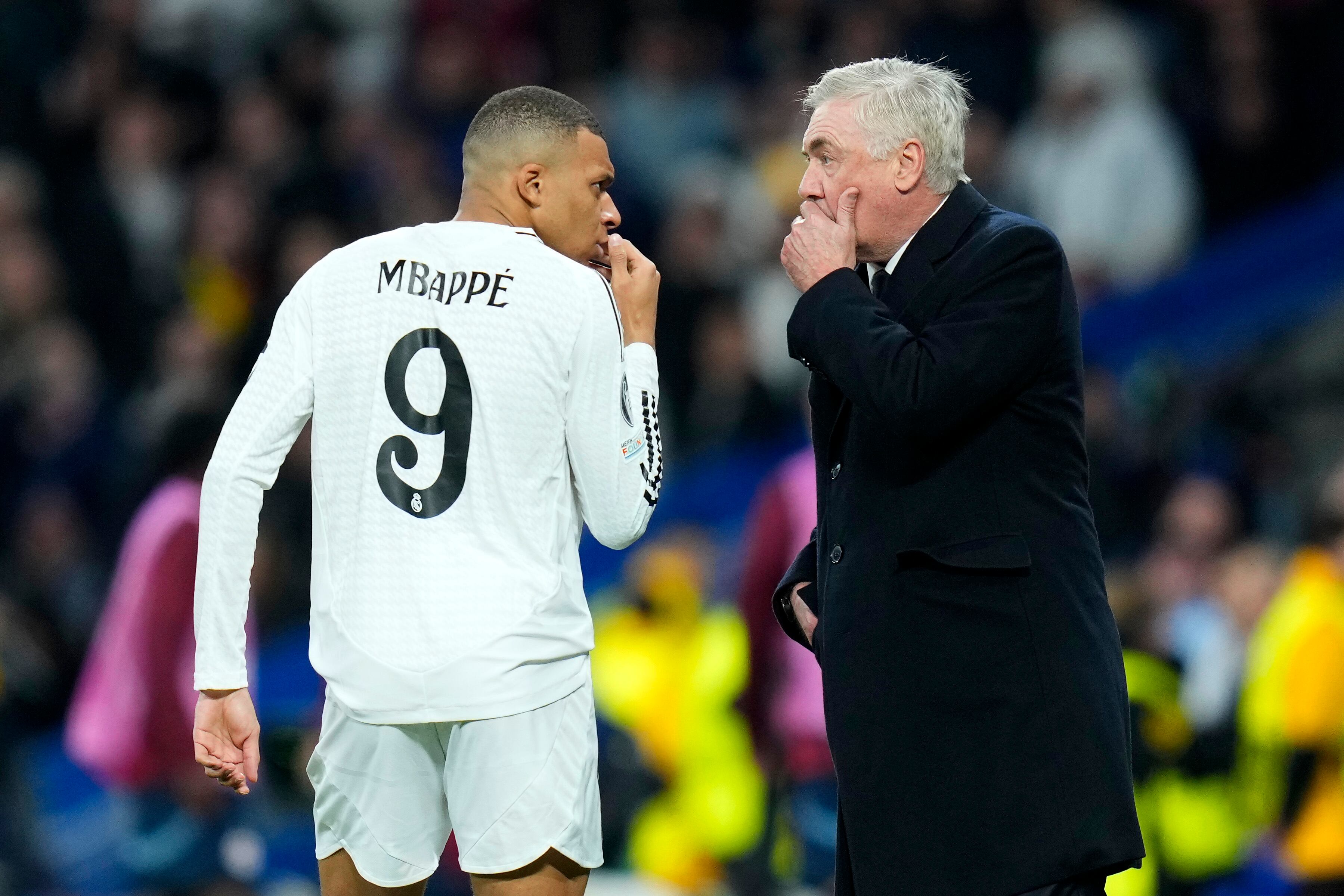 Kylian Mbappé y Carlo Ancelotti