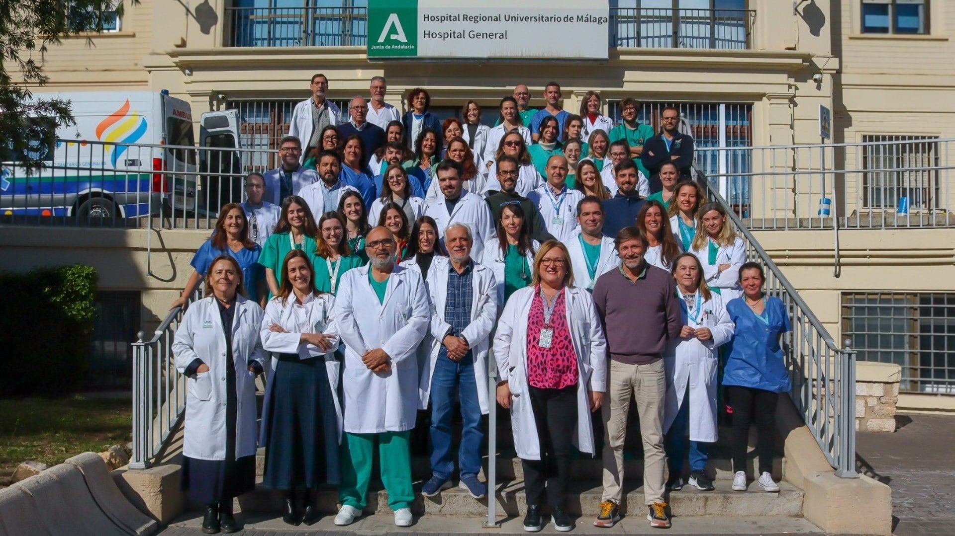 Equipo del Hospital Regional Universitario de Málaga.