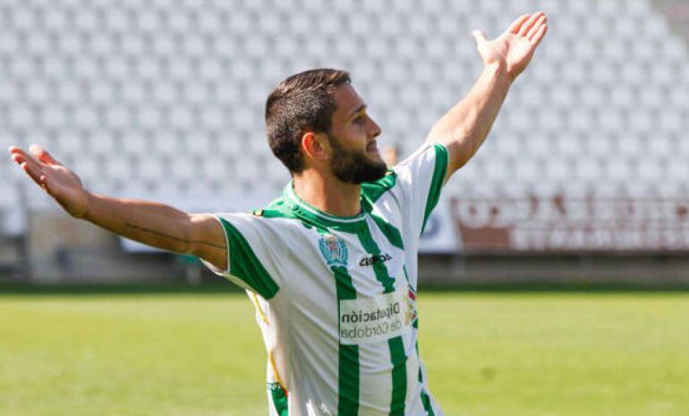 Florin Andone, autor del gol en Almería