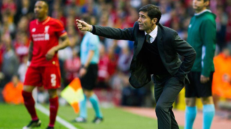 El entrenador del submarino, Marcelino García Toral. 