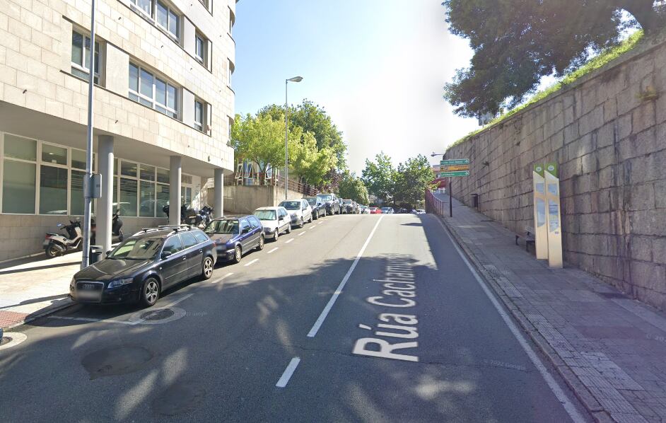 Rúa Cachamuíña en Vigo