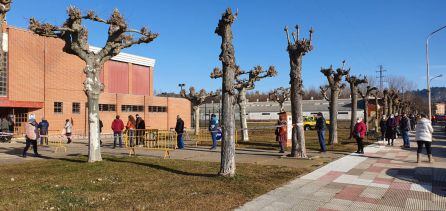 Exterior del pabellón de Saldaña