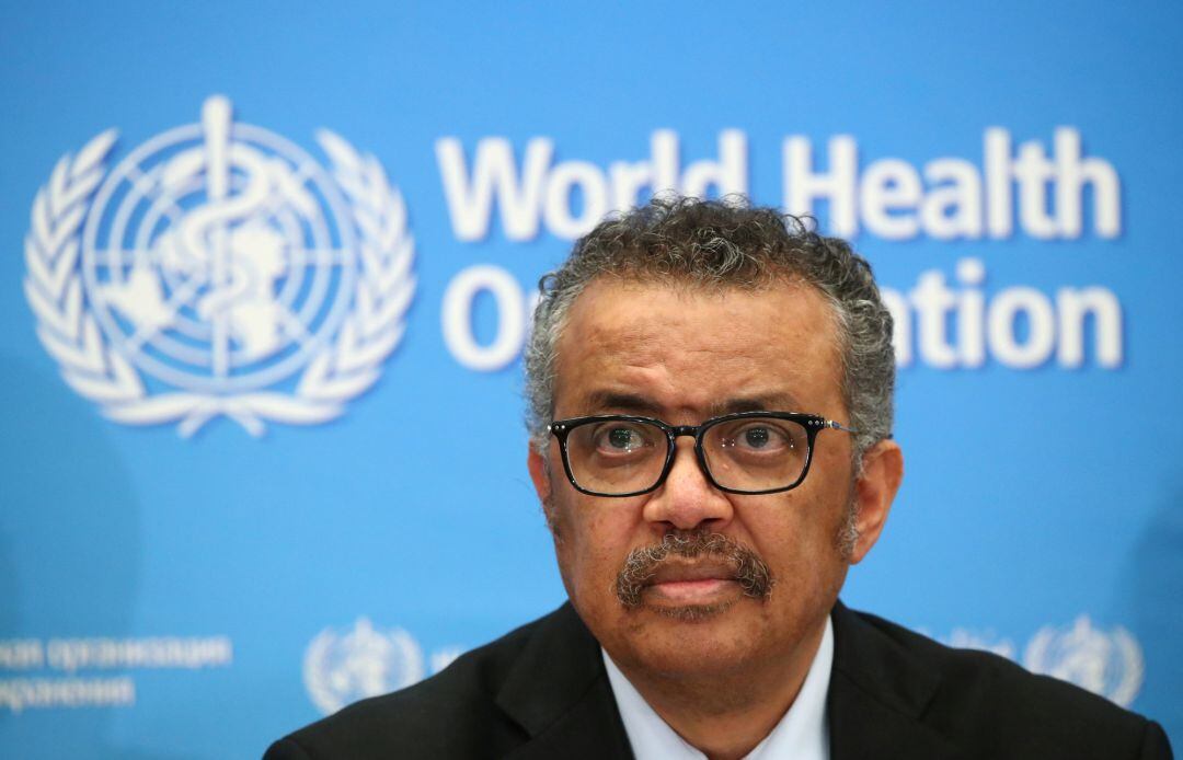 El secretario general de la OMS, Tedros Adhanom Ghebreyesus.