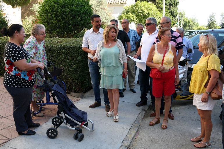 La alcaldesa mamen Sánchez Visita las obras de mejora en Princijerez