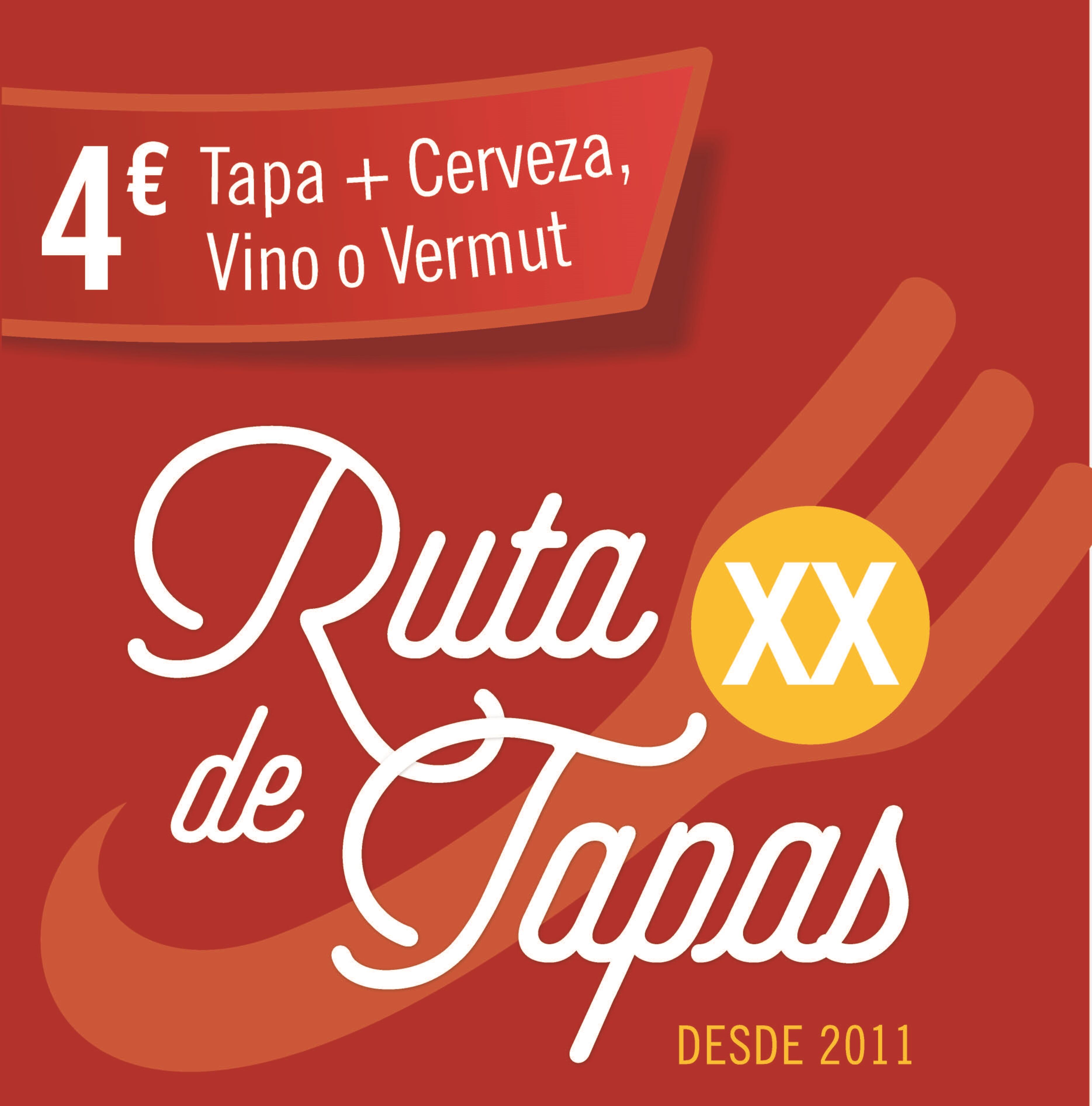 Parte del cartel XX Ruta de Tapas Dénia.