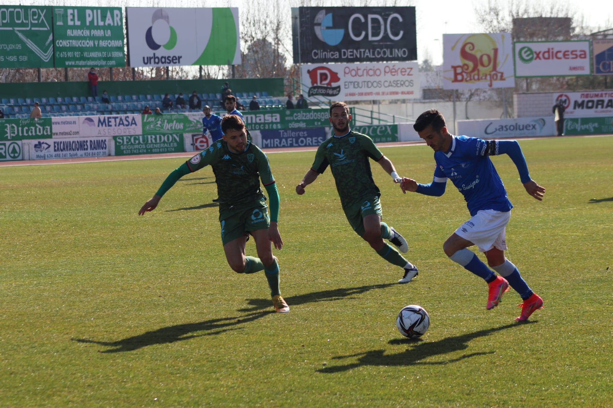 Antonio Bello durante el partido ante el Villanueva