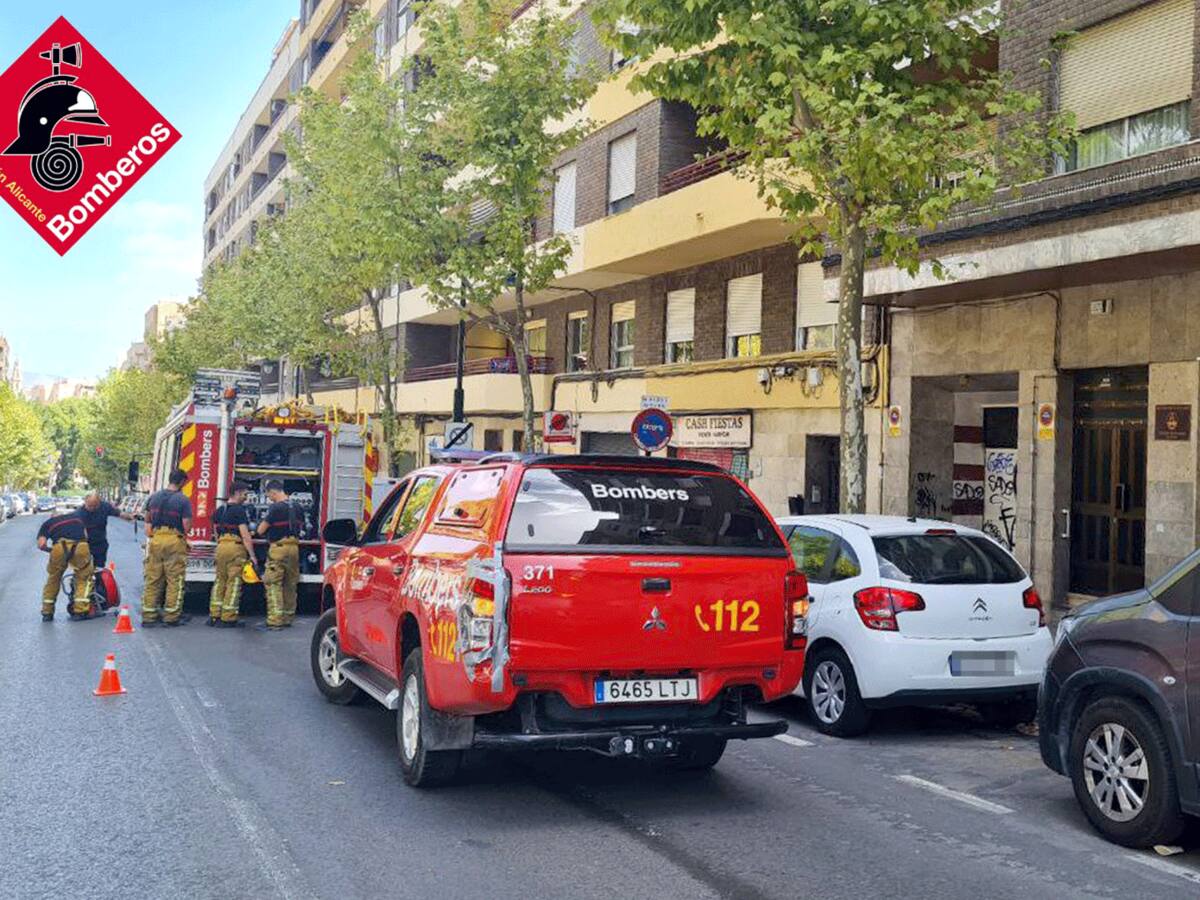 Fallece en Alcoy una persona de 76 años en el incendio de una vivienda