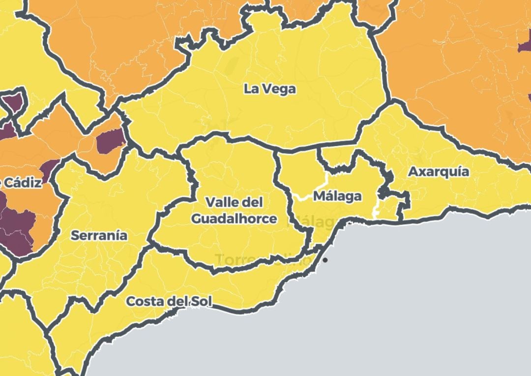 Situación actual de los contagios según el MapaCovid