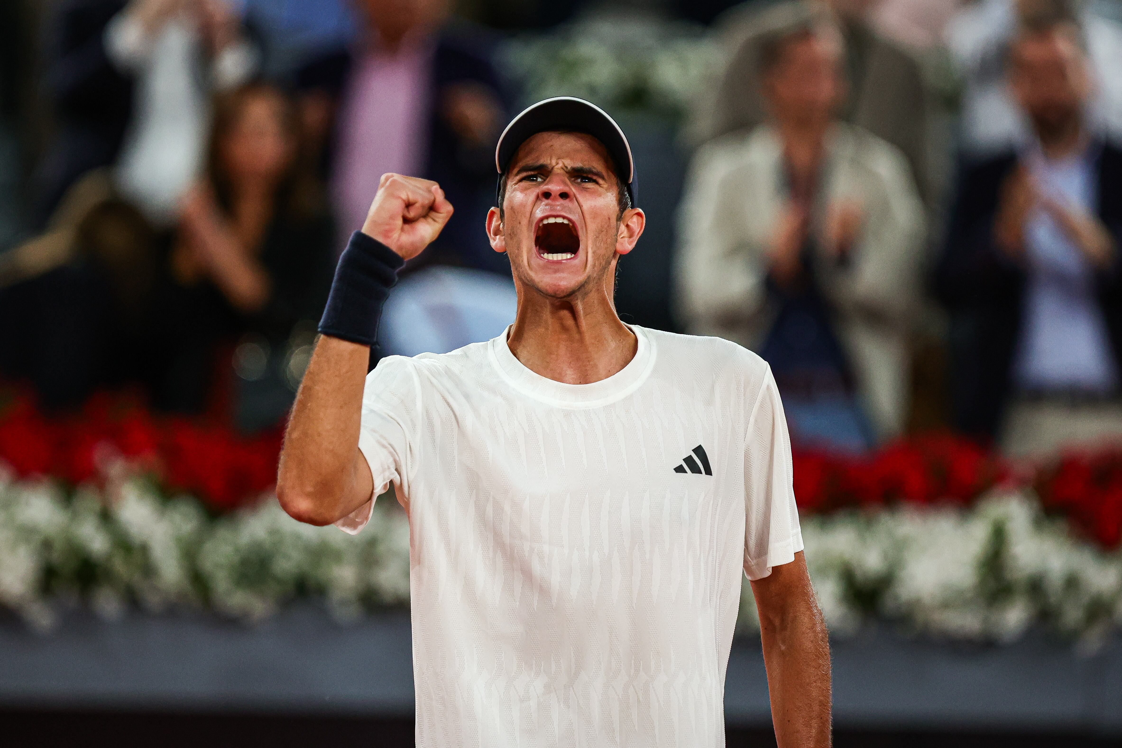 Rafa Jódar, durante un partido en el Mutua Madrid Open 2026