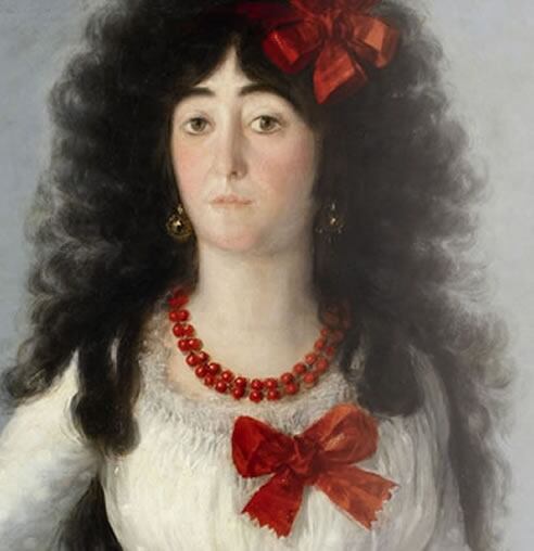 La exposición 'El legado de la Casa de Alba. Mecenazgo al servicio del arte' reúne diferentes obras pictóricas como este retrato de Goya.