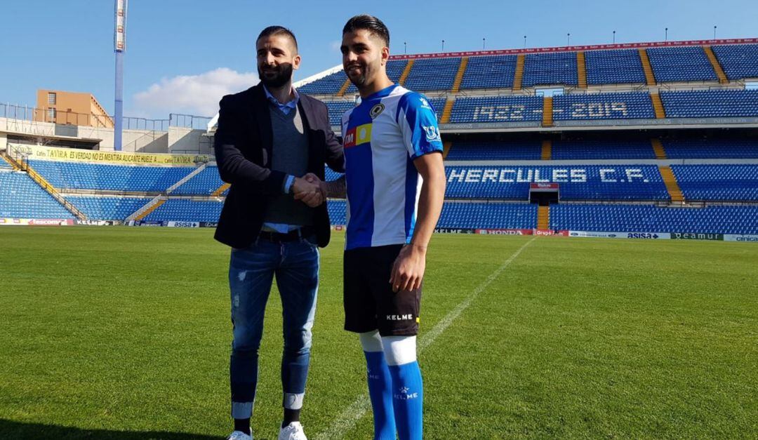 Portillo junto a Jona, en su presentación