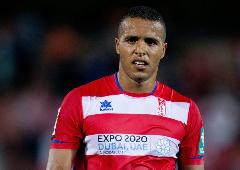 El Arabi, durante un partido del Granada