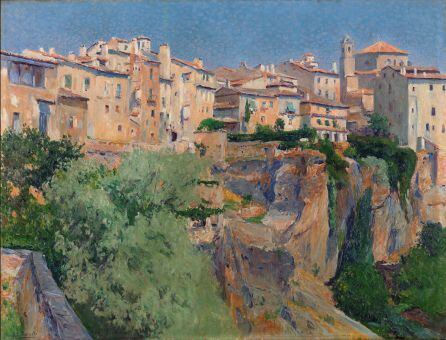 &quot;Cuenca desde el patio del Cuarterón&quot;, de Aureliano de Beruete, 1910.