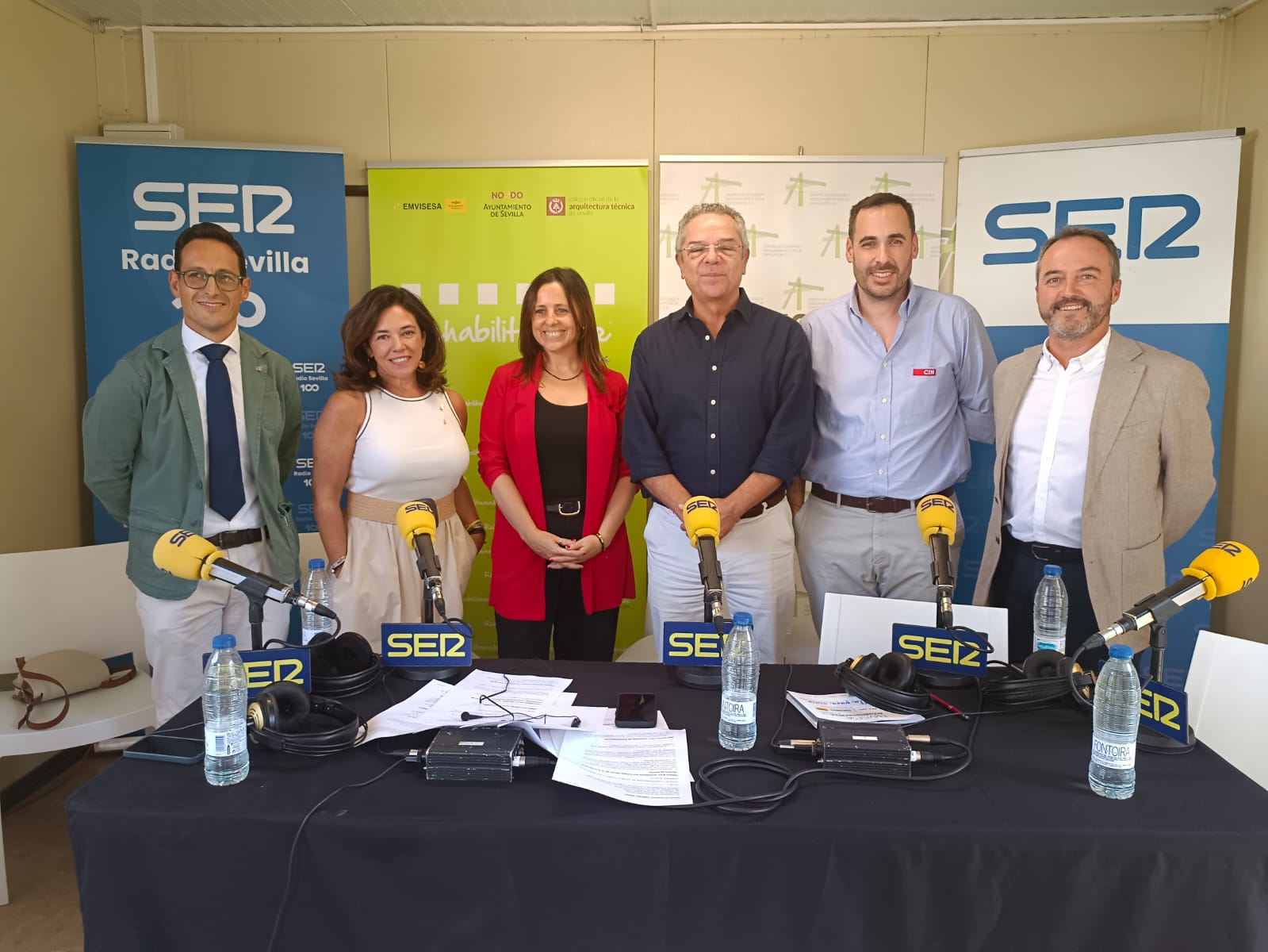 Invitados al programa Hoy por Hoy Sevilla en Rehabilitaverde 2025